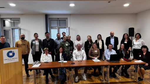 Group photo of participants at a Conference in Porec