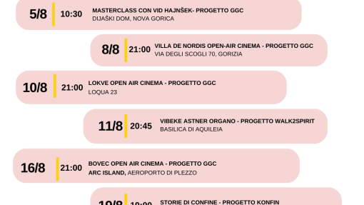 Eventi SPF di Agosto