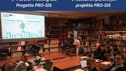 Venerdì 14 marzo si è tenuto il 7° Partner Meeting del Progetto PRO-SIS. Durante l'incontro sono stati affrontati temi fondamentali per il progetto, con un focus sulla rendicontazione finanziaria e sulla scadenza per i deliverable del 31 marzo 2025