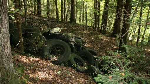 Discarica abusiva in Slovenia