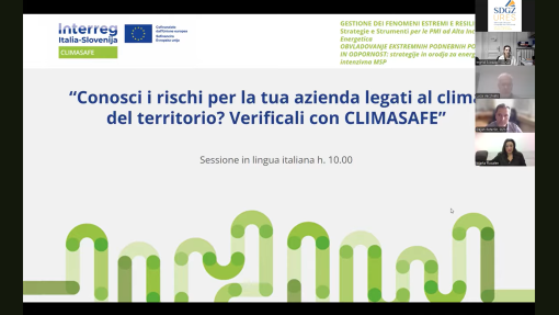 CLIMASAFE dogodek ITA