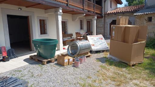 Oprema na borjaču.