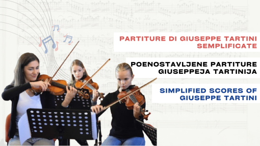 TARTINI BIS - partiture semplificate / poenostavljene partiture