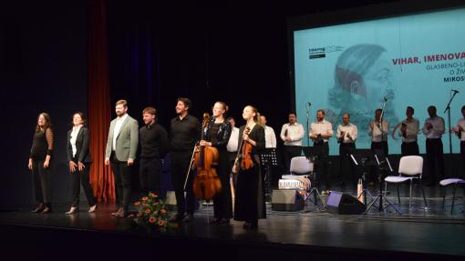 Glasdbeno-literarni večer Vihar, imenovan Vilhar / Serata musicale e letteraria "Un vortice di nome Vilhar"
