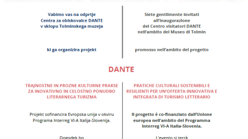 Vabilo na odprtje centra v Tolminu 14.10.2026