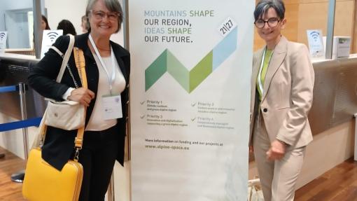 Le nostre colleghe a Salisburgo per i 25 anni di Interreg Alpine Space