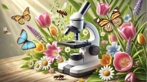 microscope in spring