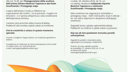 Beatrice Taponecco -  “Sconfinando”