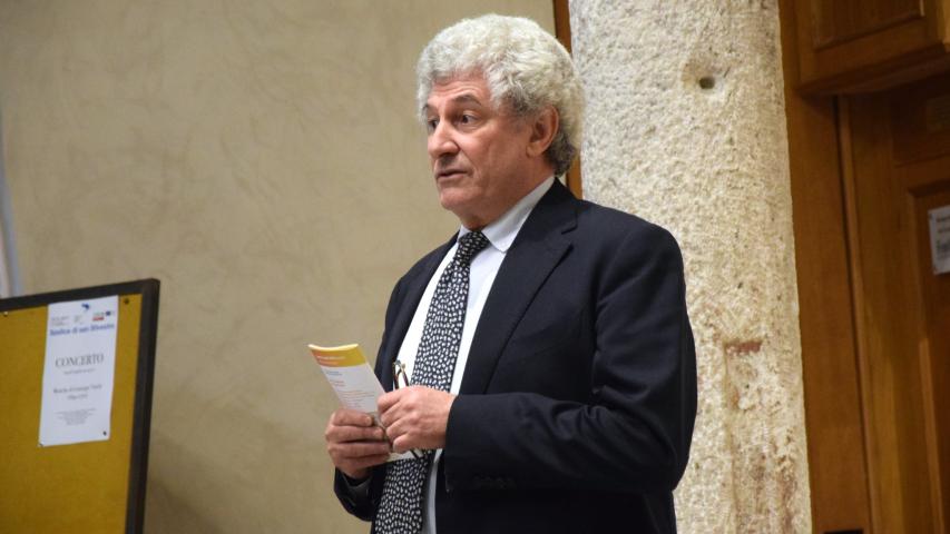 Prof. Giulio D'Angelo, coordinator of the Center for Documentation and Tartini Studies &quot;Bruno and Michèle Polli&quot; at the Tartini Conservatory