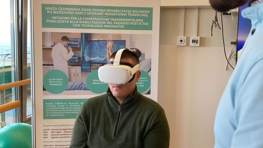 Aktivna očala VR očala vadba