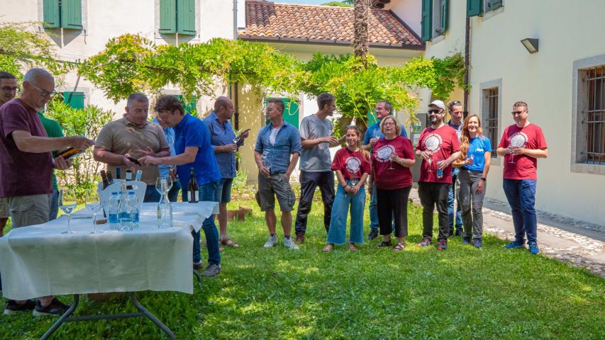 WP3 Workshop, Villa Nachini Cabassi, Corno di Rosazzo 11, brindisi finale