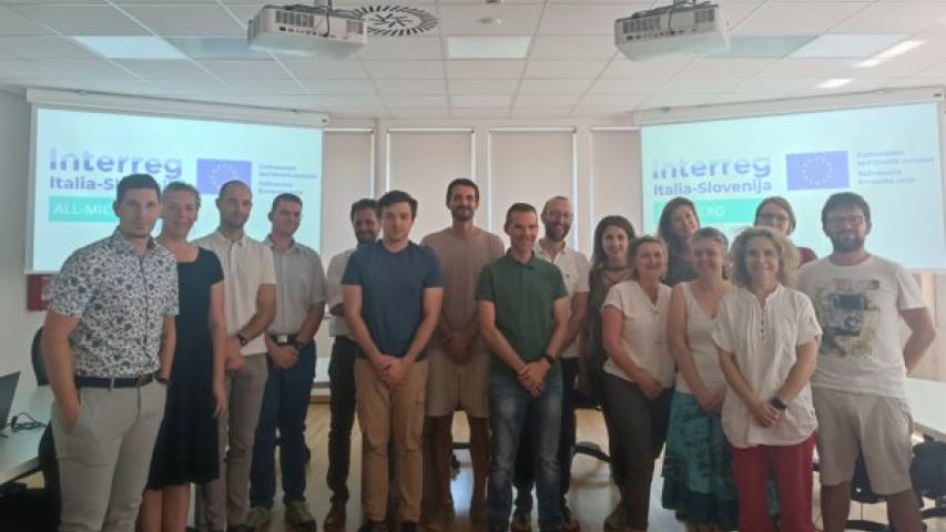 Group photo - Internal event of ALL-MICRO @ UniTs, Trieste, July 2024