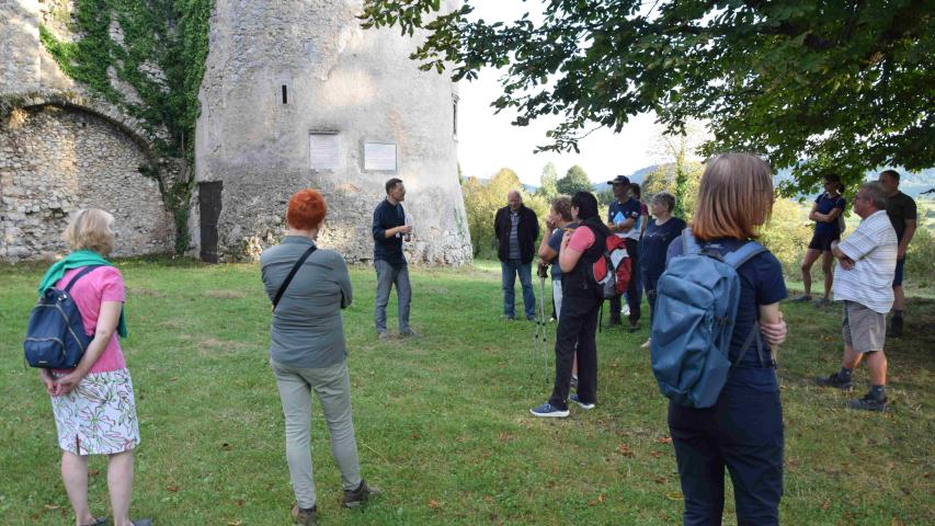 Andrej Rijavec, interpreta del patrimonio musicale, ha presentato ai presenti la vita e l'opera di Vilhare in delo
