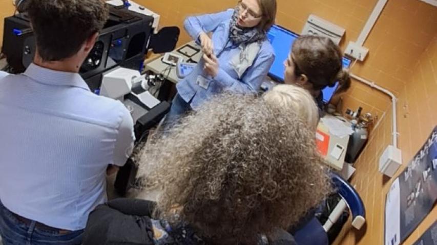 Presentation of the SIM superresolution microscope @ CIMA, UniTs