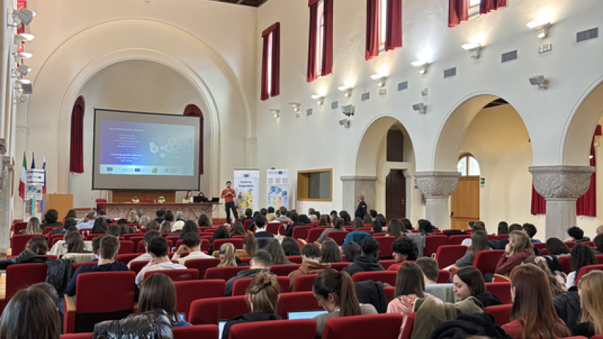 The audience at the event