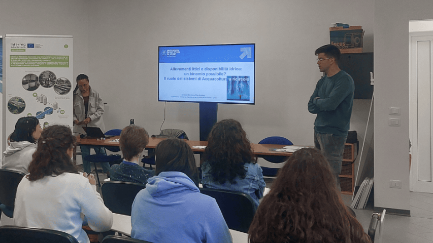 Davide and the youth workshop in Pagnacco