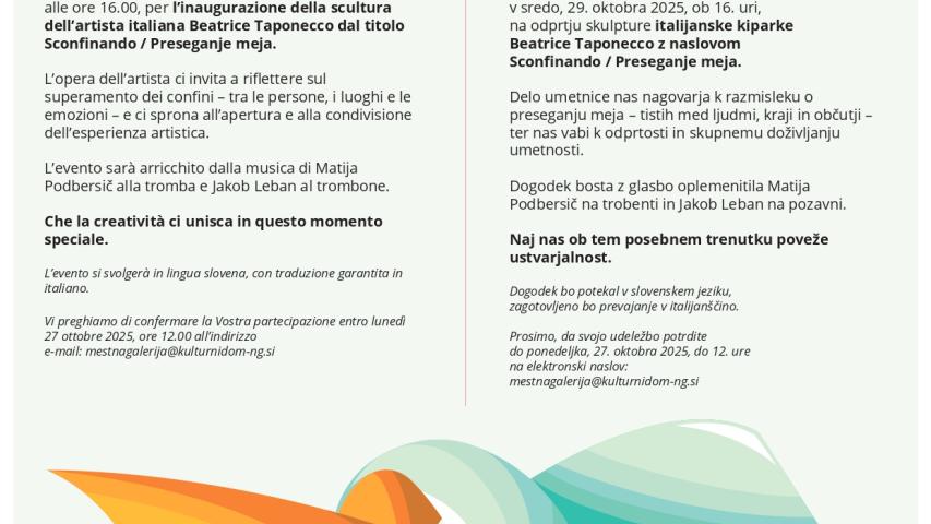 Beatrice Taponecco -  “Sconfinando”