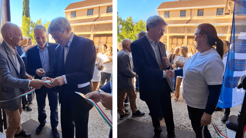 Prerez traku z Edijem Piasentierjem, Guidom Fellettom, Francescom Pitassiem in Gloriano Cardinaletti