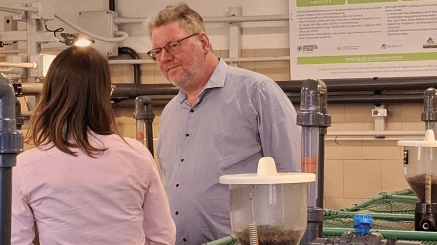 Johan Johanssen, predavatelj na posvetu ob vodenem ogledu