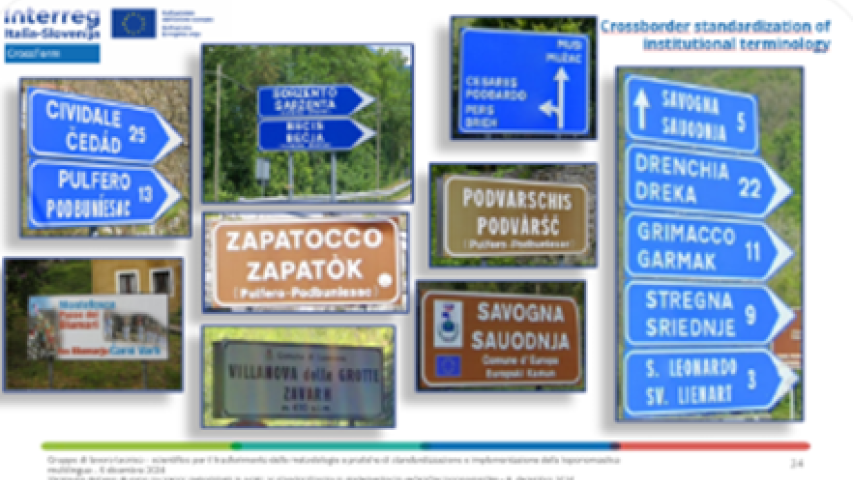 Standardizzazione della toponomastica multilingue, 9/12/2024