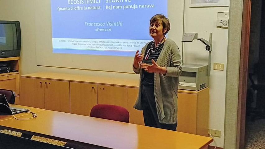 Presentazione sugli ecosistemi e sui servizi ecosistemici a Venzone - 29.11.2024
