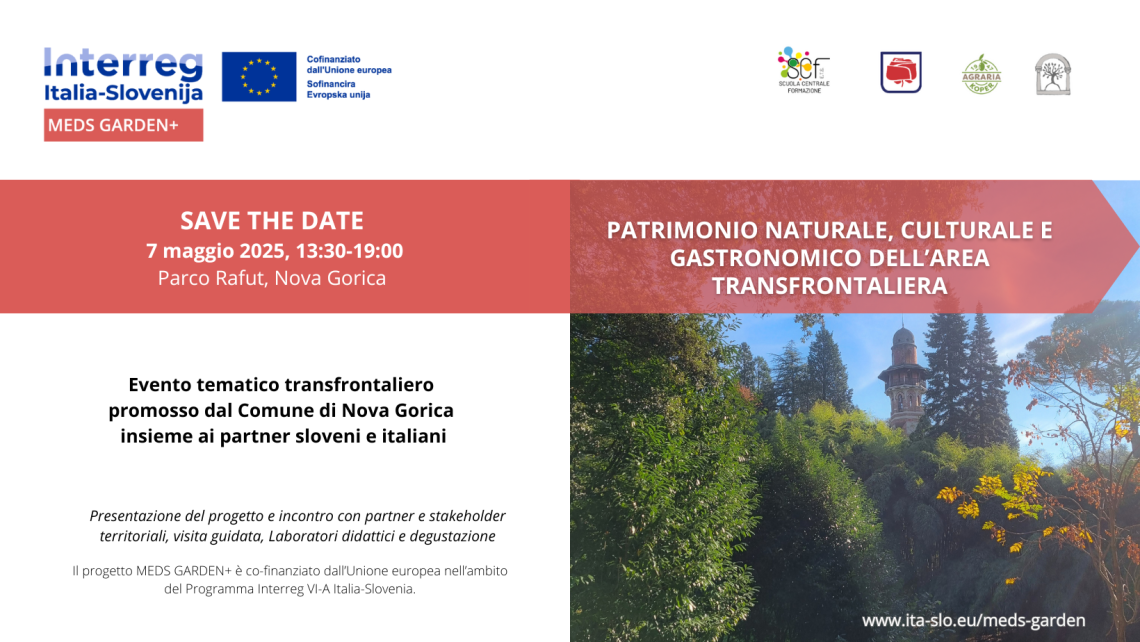 Save the date MEDGARDEN+ 7 maggio 2025