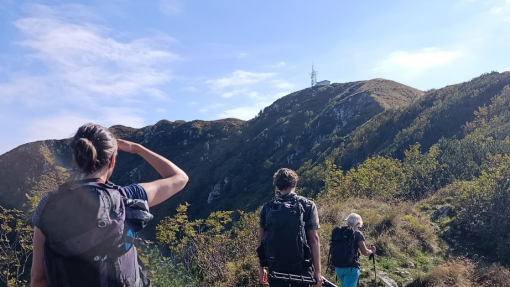 The summit of Mount Stol