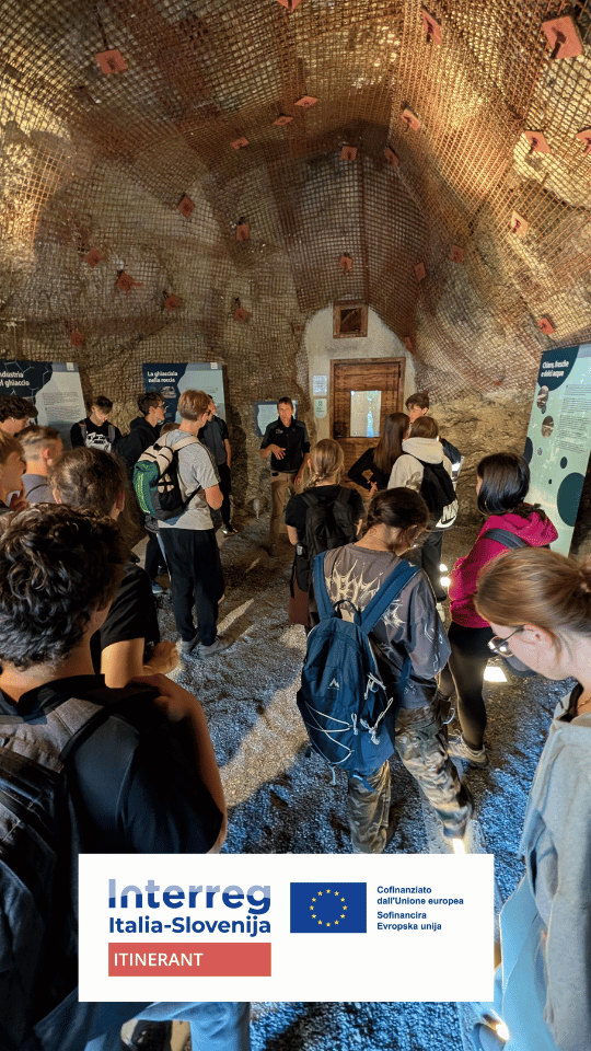 Visiting the ice cave in Resiutta