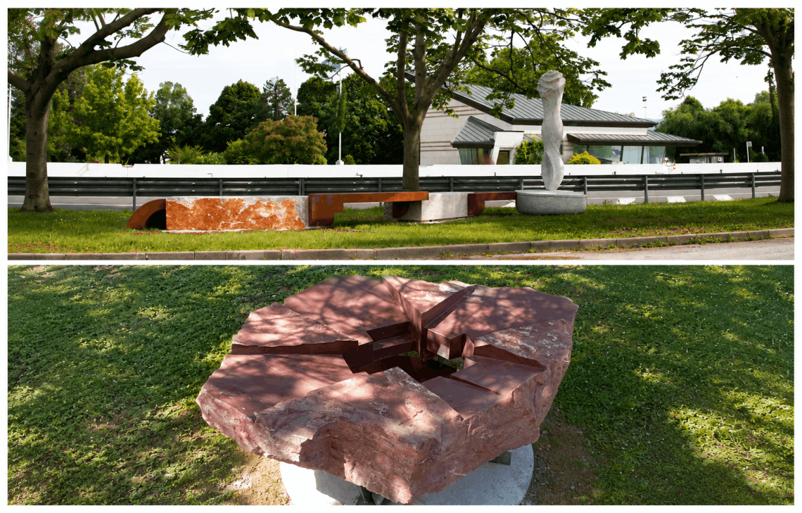 CREW inaugurazione sculture