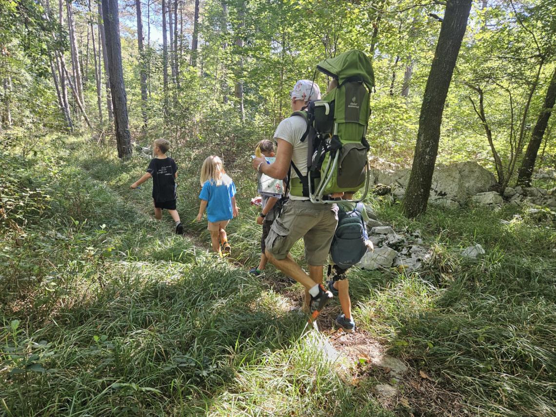 A group of participants in the geocaching