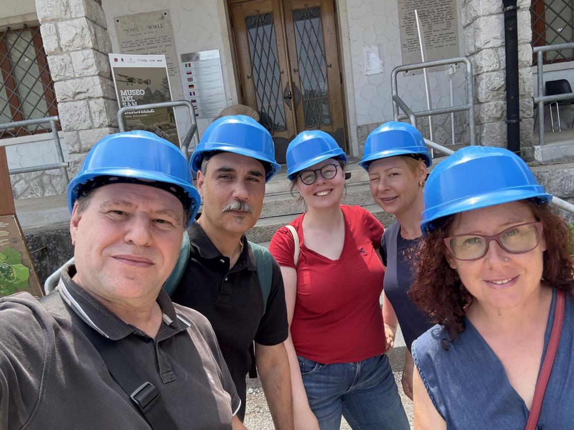 DATIS team in front of Museum of San Michele main building.
