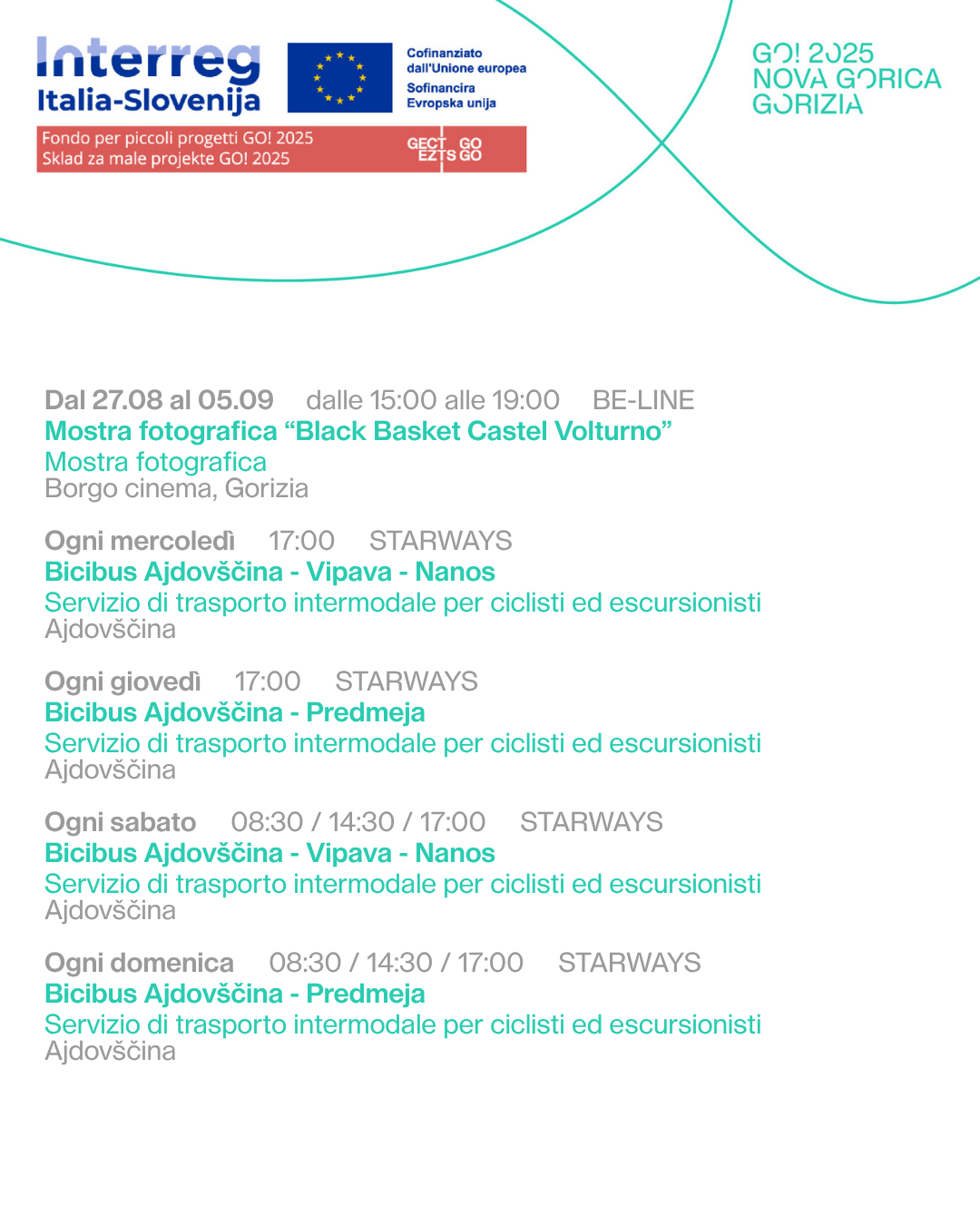 eventi agosto 2