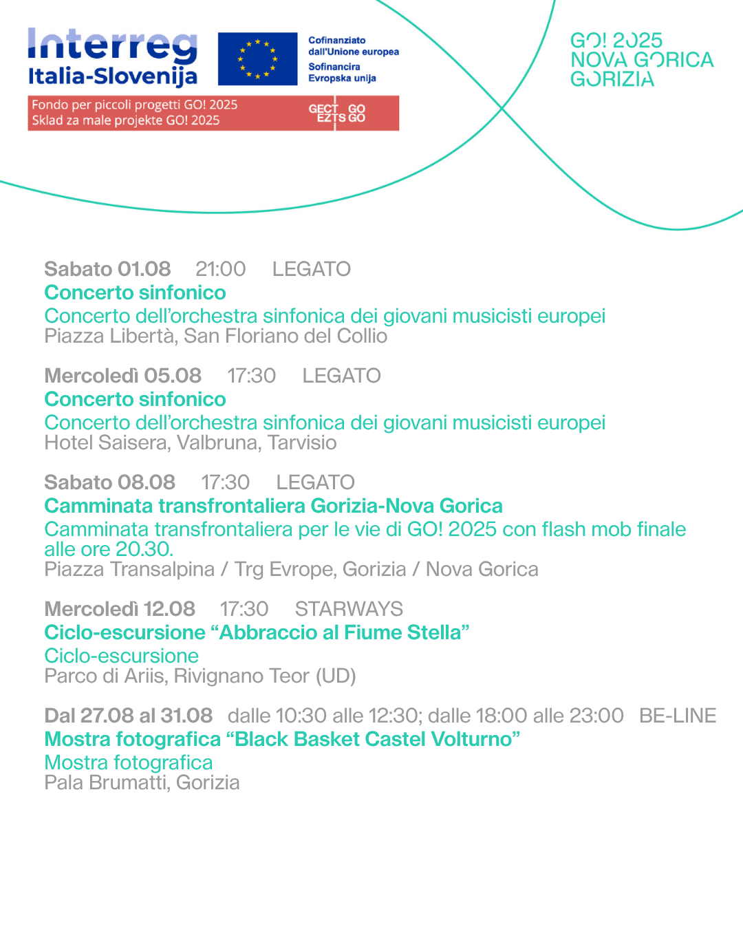 eventi agosto