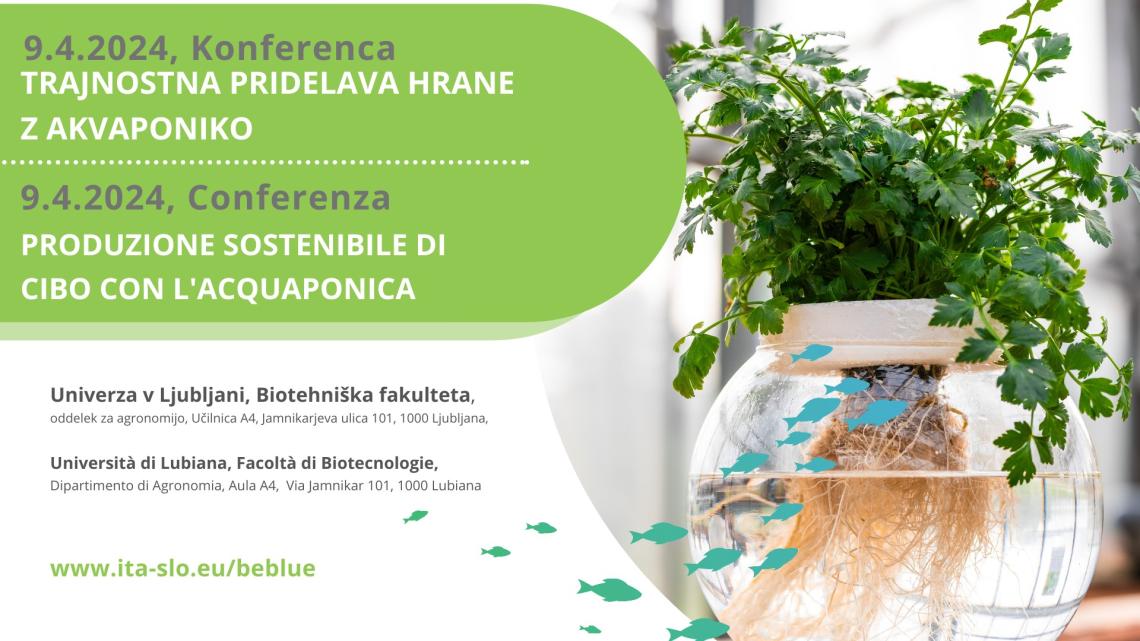 Konferenca trajnostna pridelava hrane z akvaponiko