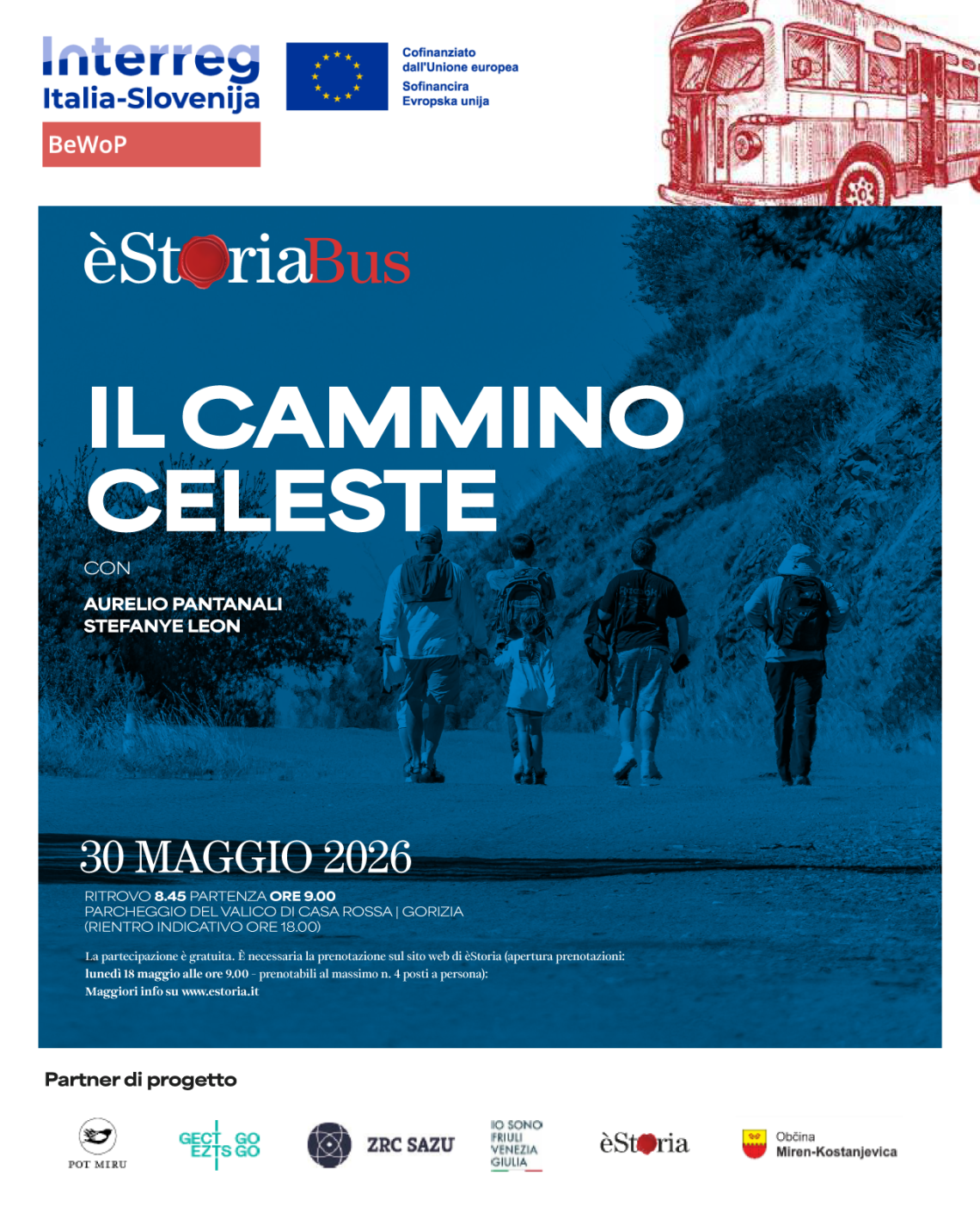 eStoriaBus Cammino Celeste 30.5.2026