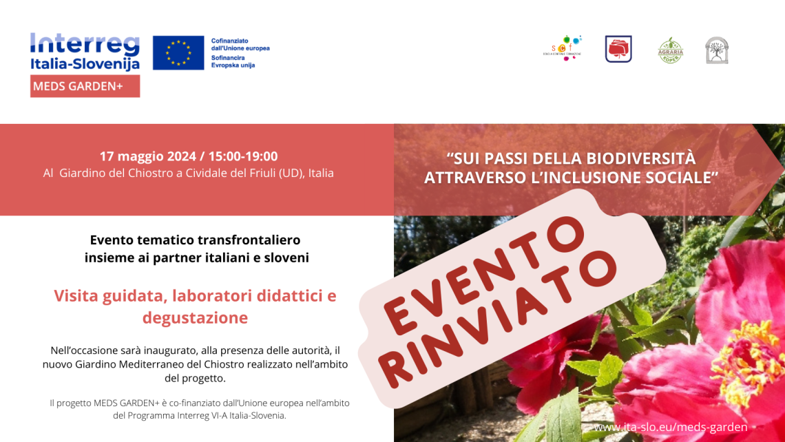 Evento rinviato per maltempo