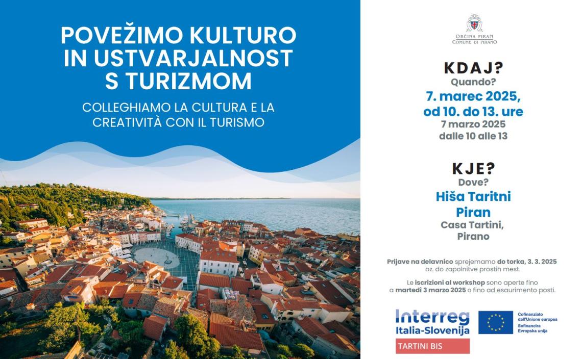 Povežimo kulturo in ustvarjalnost s turizmom