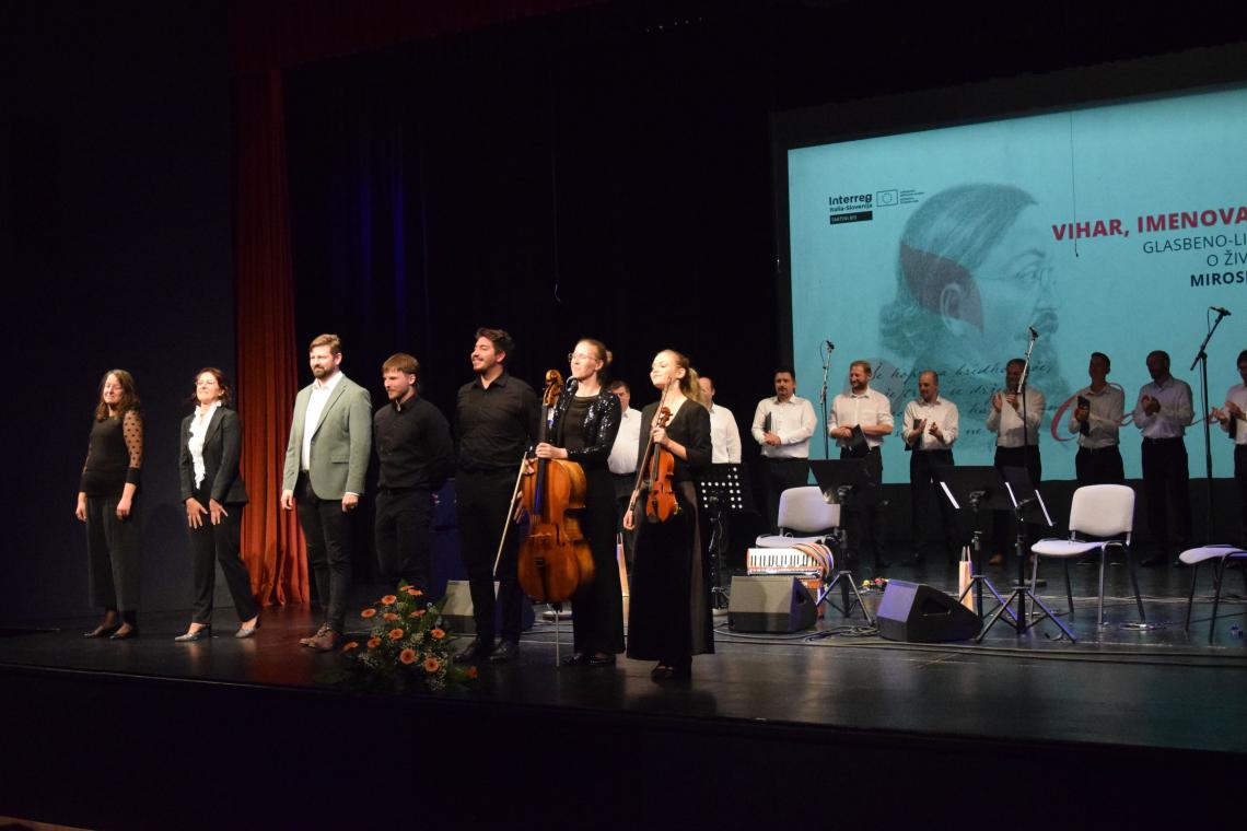 Glasdbeno-literarni večer Vihar, imenovan Vilhar / Serata musicale e letteraria "Un vortice di nome Vilhar"