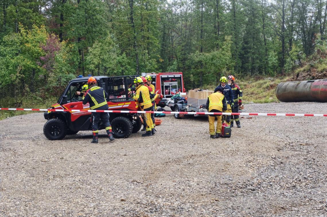 Preizkus štirikolesnika na terenu