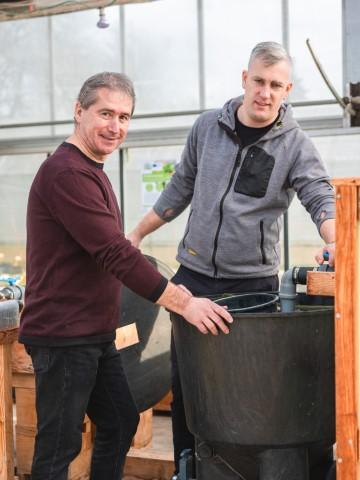 KGZ Zavod Kranj monitoring water in aquaponic