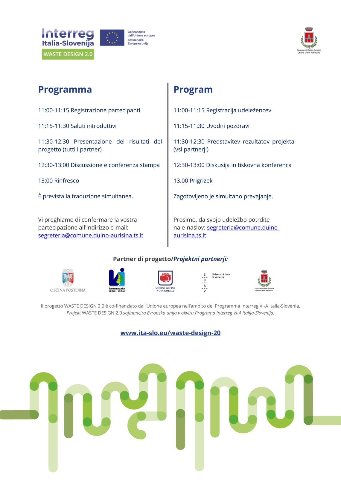 Program dogodka