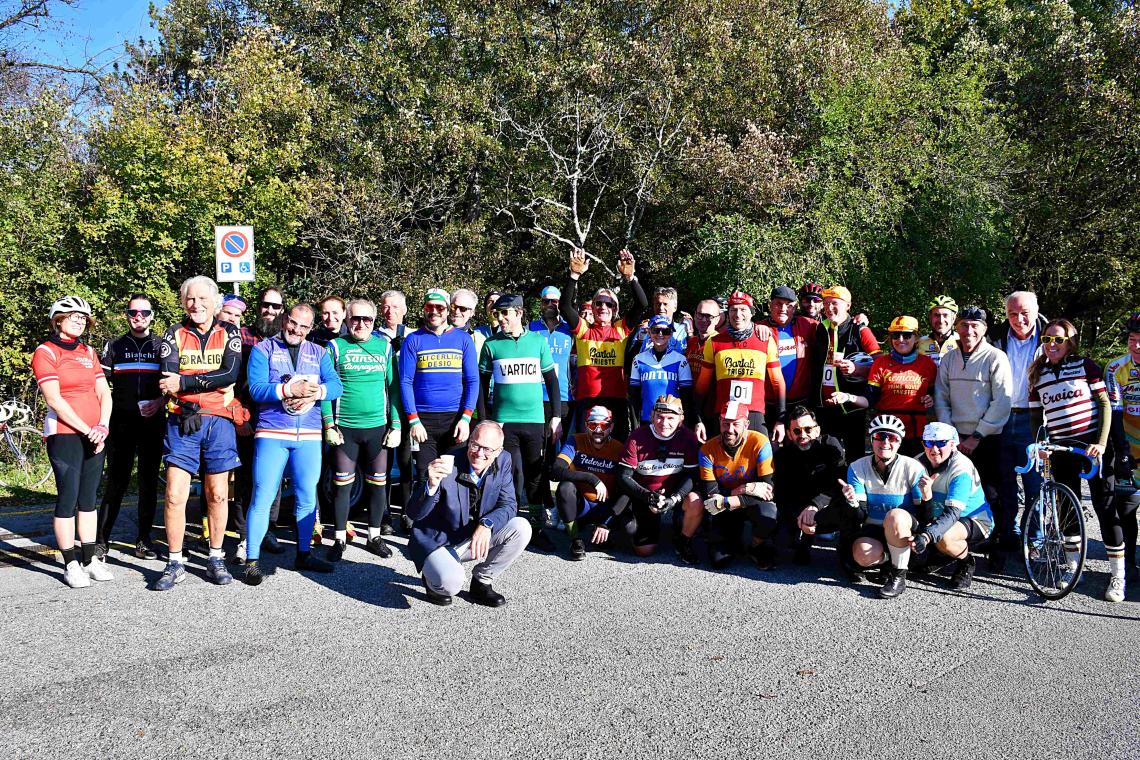Na dogodku je sodelovalo 55 kolesarjev iz petih držav