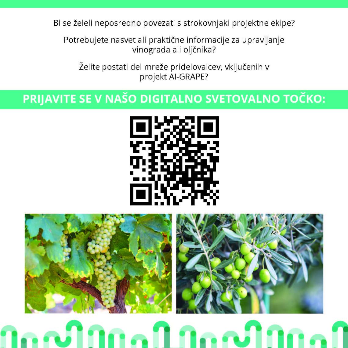 dostop do digitalne info točke AI-GRAPE